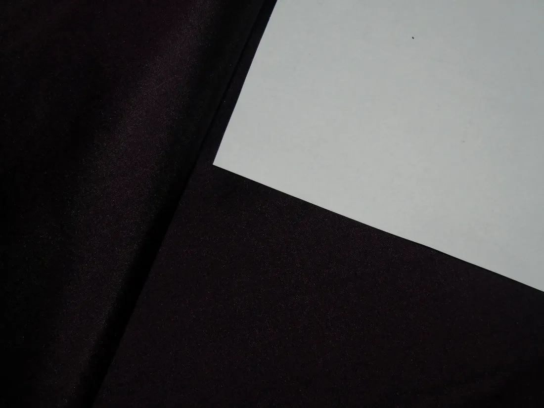 100% PURE SILK TAFFETA FABRIC AUBERGINE X BLACK COLOR 54" wide TAF194[1]