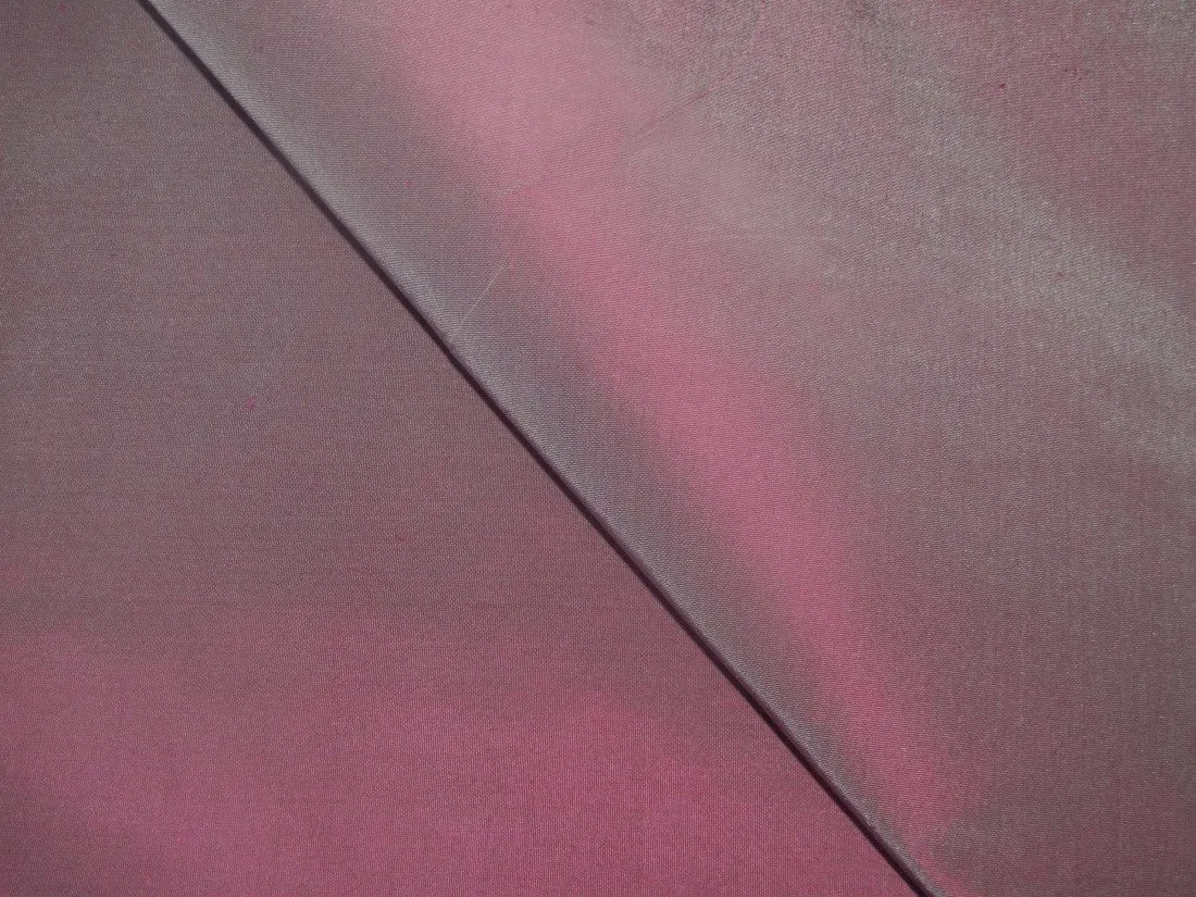 100% Pure SILK TAFFETA FABRIC Hot Pink x Powder Blue Shot color RAPIER PREMIUM QUALITY 60" wide TAF332[1]