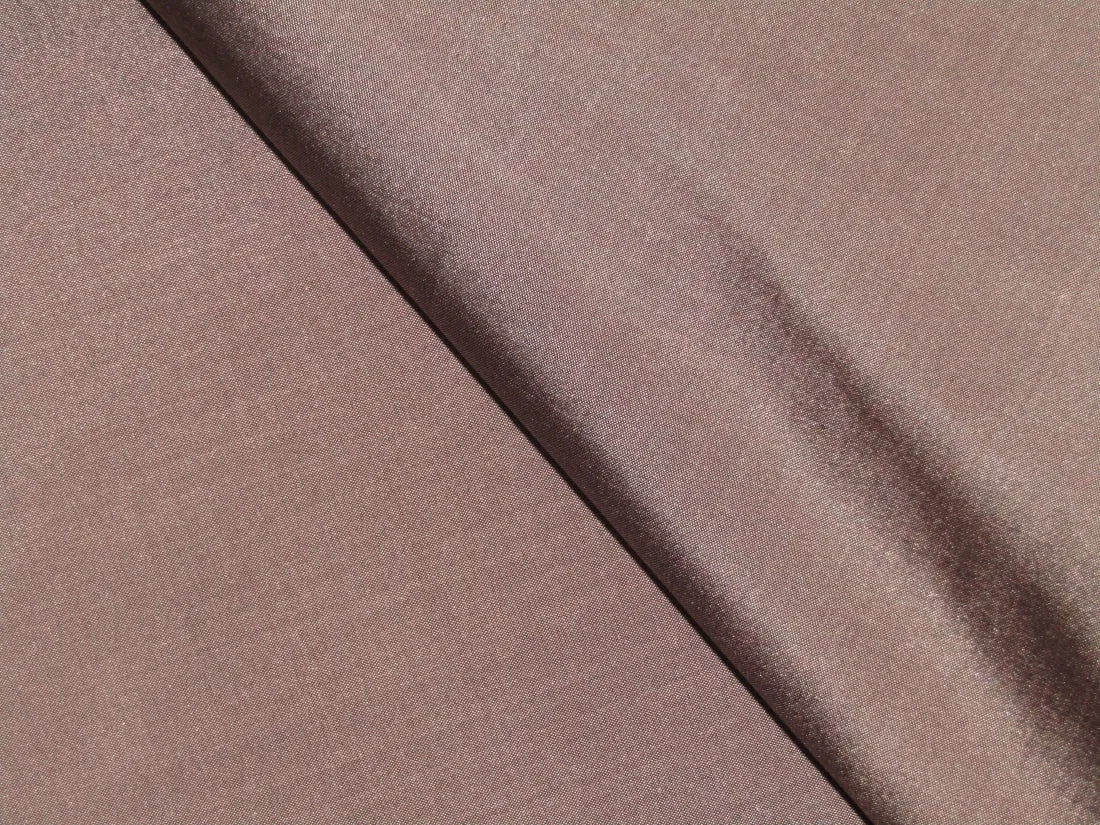 100% Silk Taffeta Fabric Chocolate Brown Color 54" wide TAF70[2]