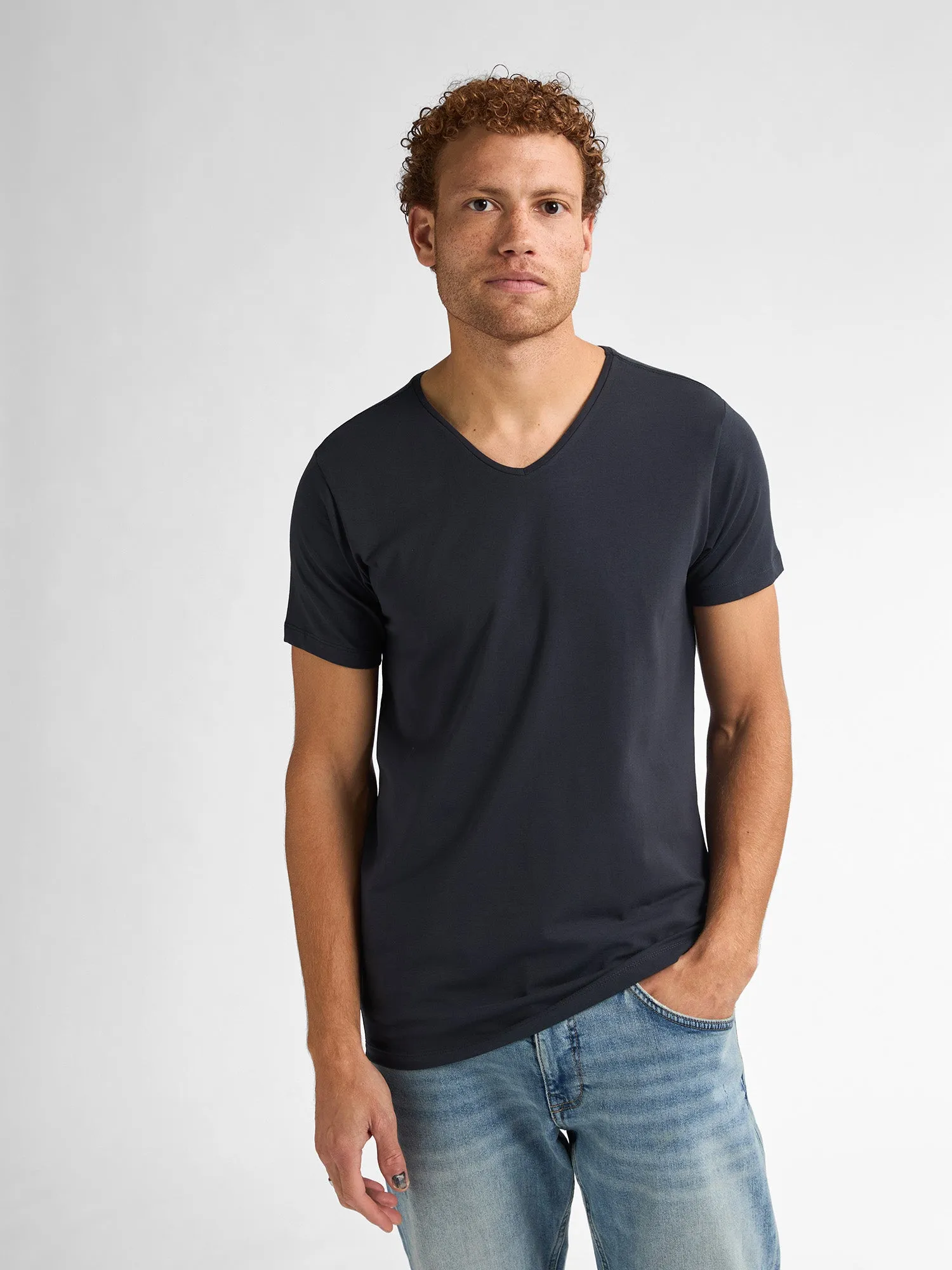 2-pack Basic T-shirt V-Neck