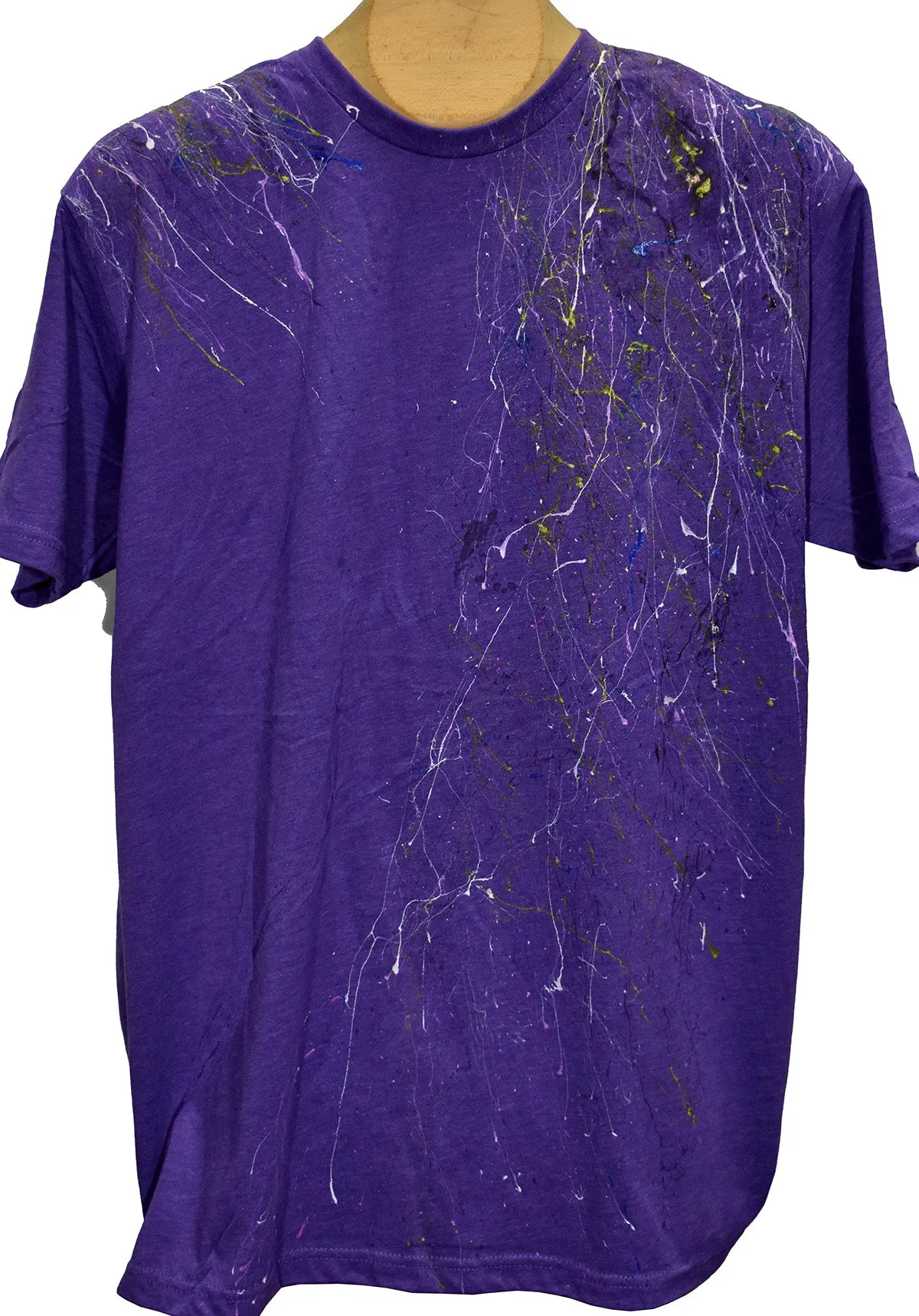 672VP Plum Hand Painted Tee