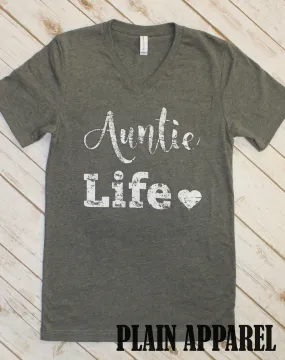 Auntie Life V-Neck