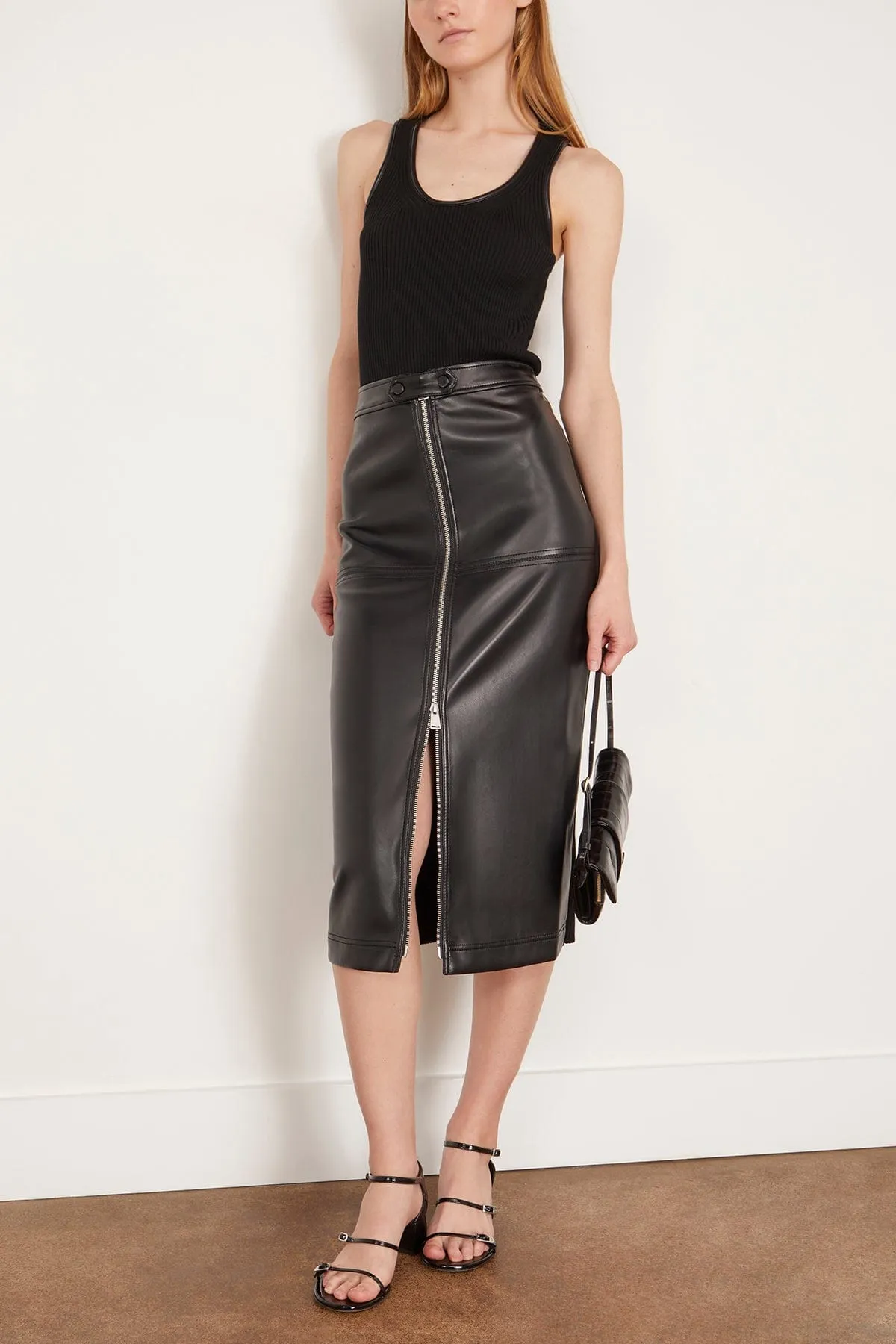 Bianca Midi Skirt in Black