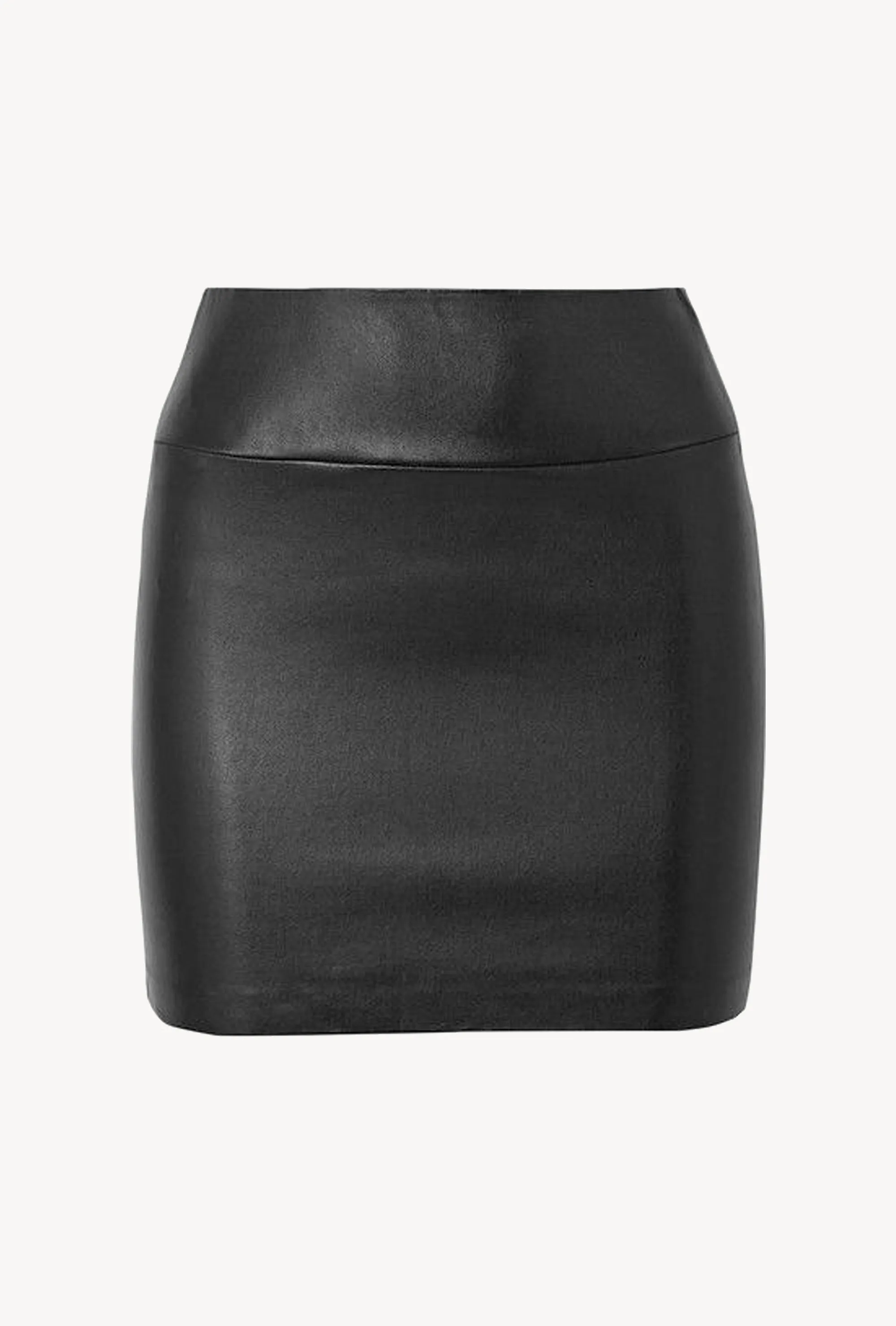 Black Leather Mini Skirt