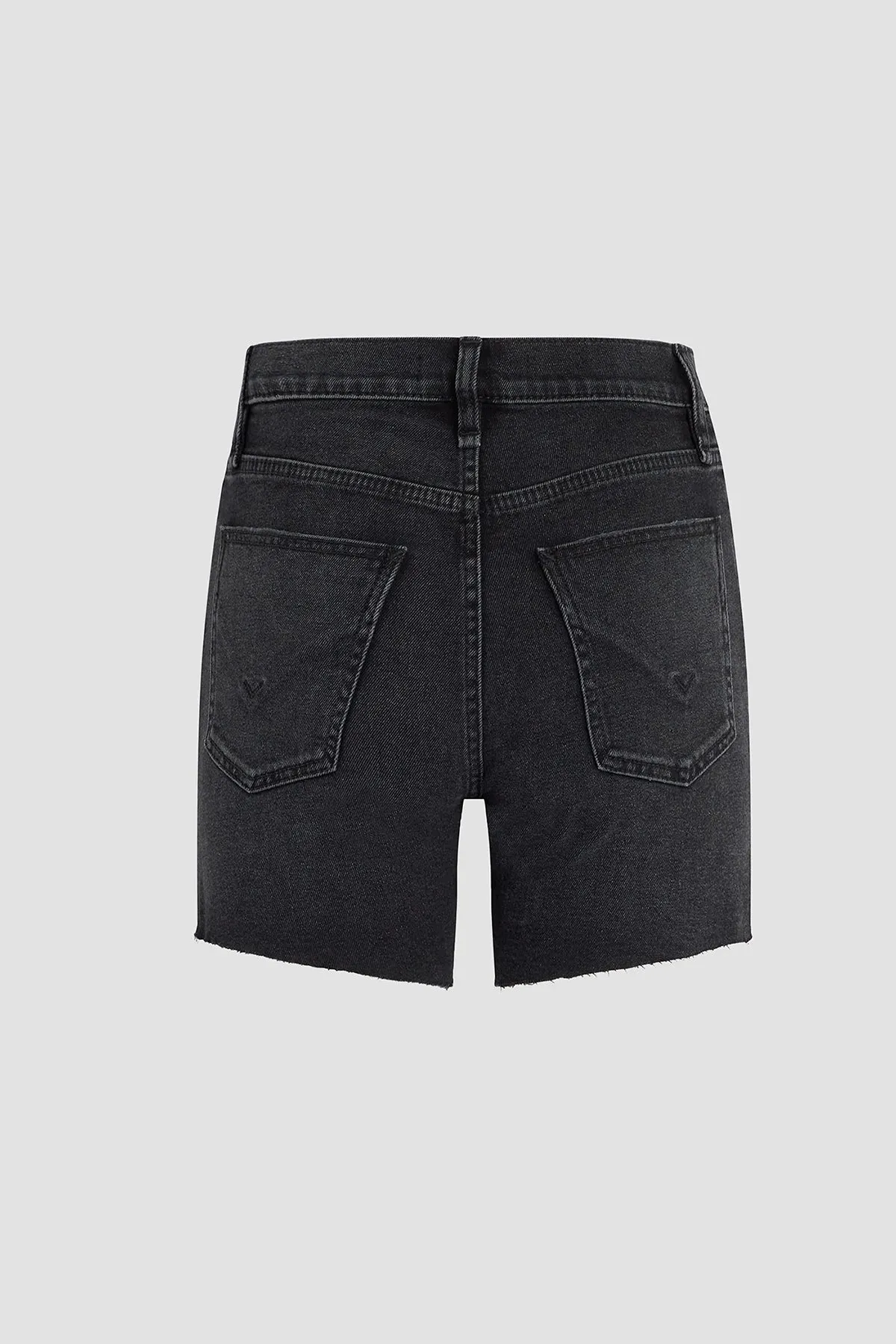 Devon High Rise Boyfriend Shorts - Midnight Frost