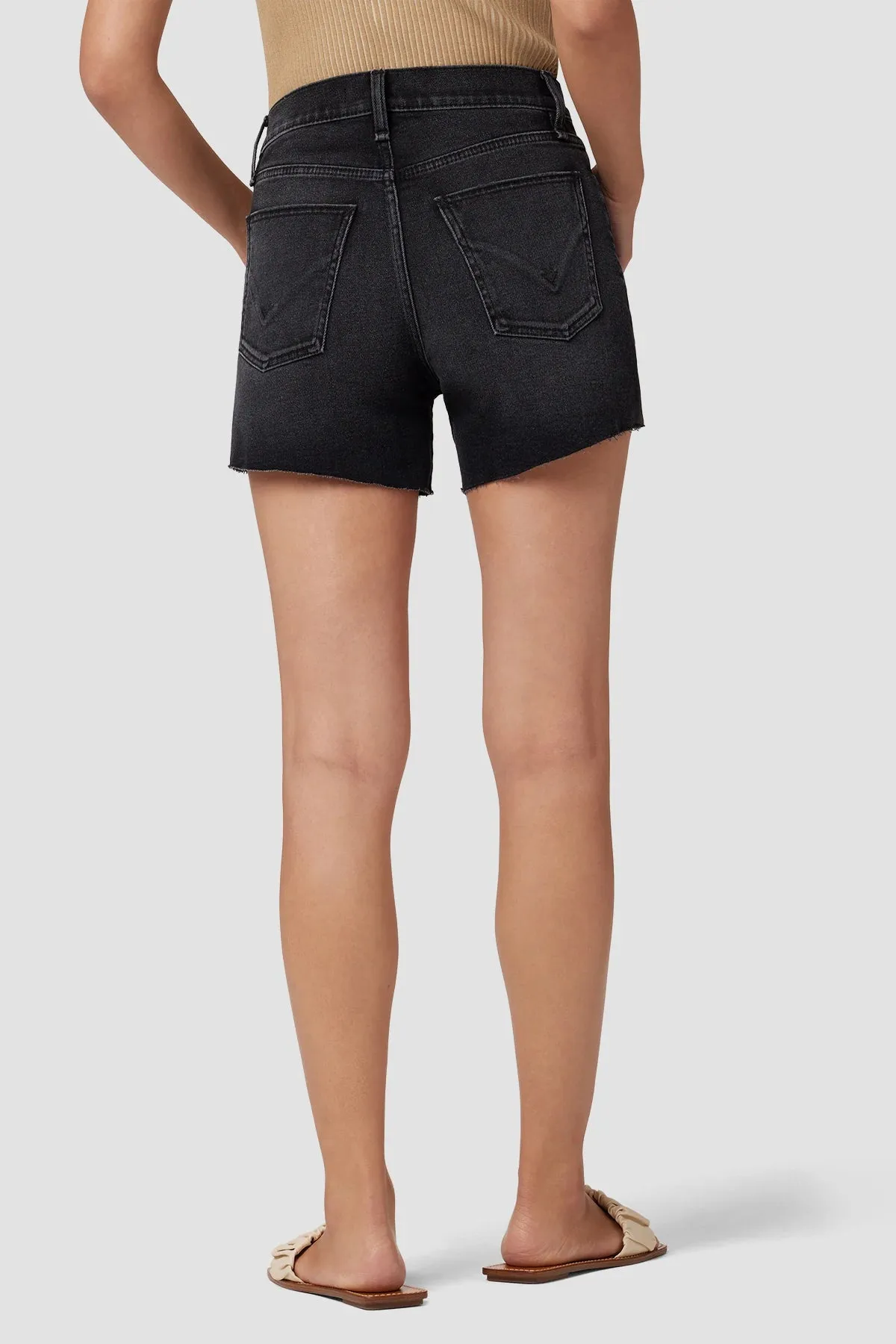 Devon High Rise Boyfriend Shorts - Midnight Frost