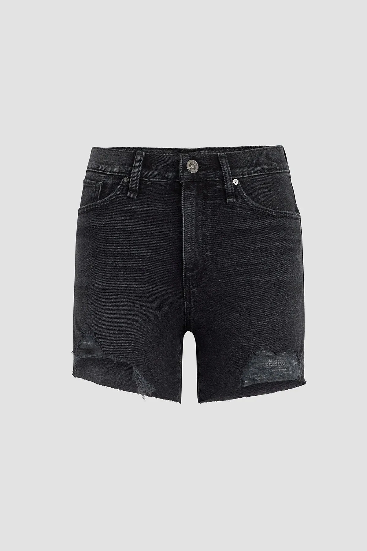 Devon High Rise Boyfriend Shorts - Midnight Frost