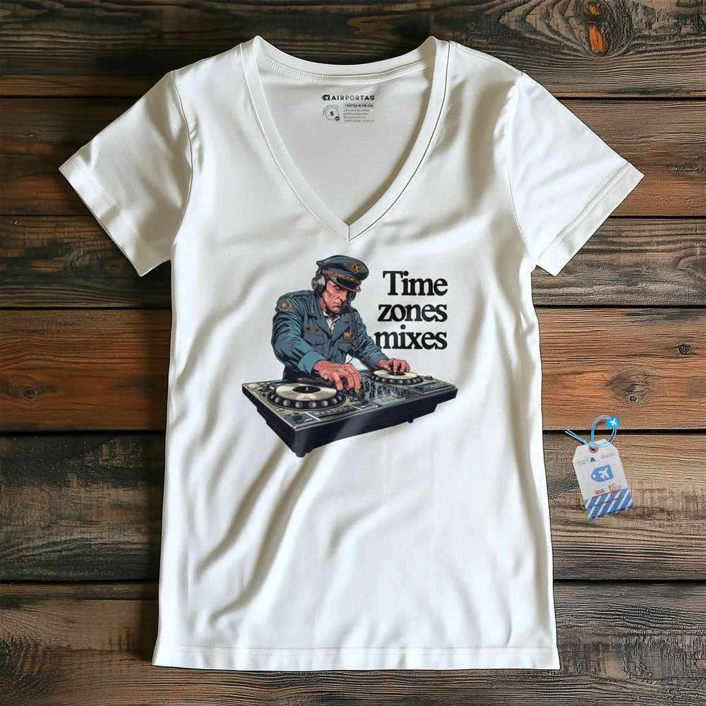 Dj Pilot - Women's V-Neck T-Shirt