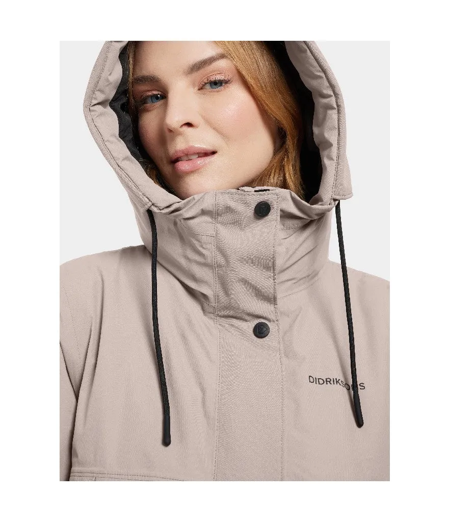 ELISSA WOMEN'S PARKA - ASH BROWN