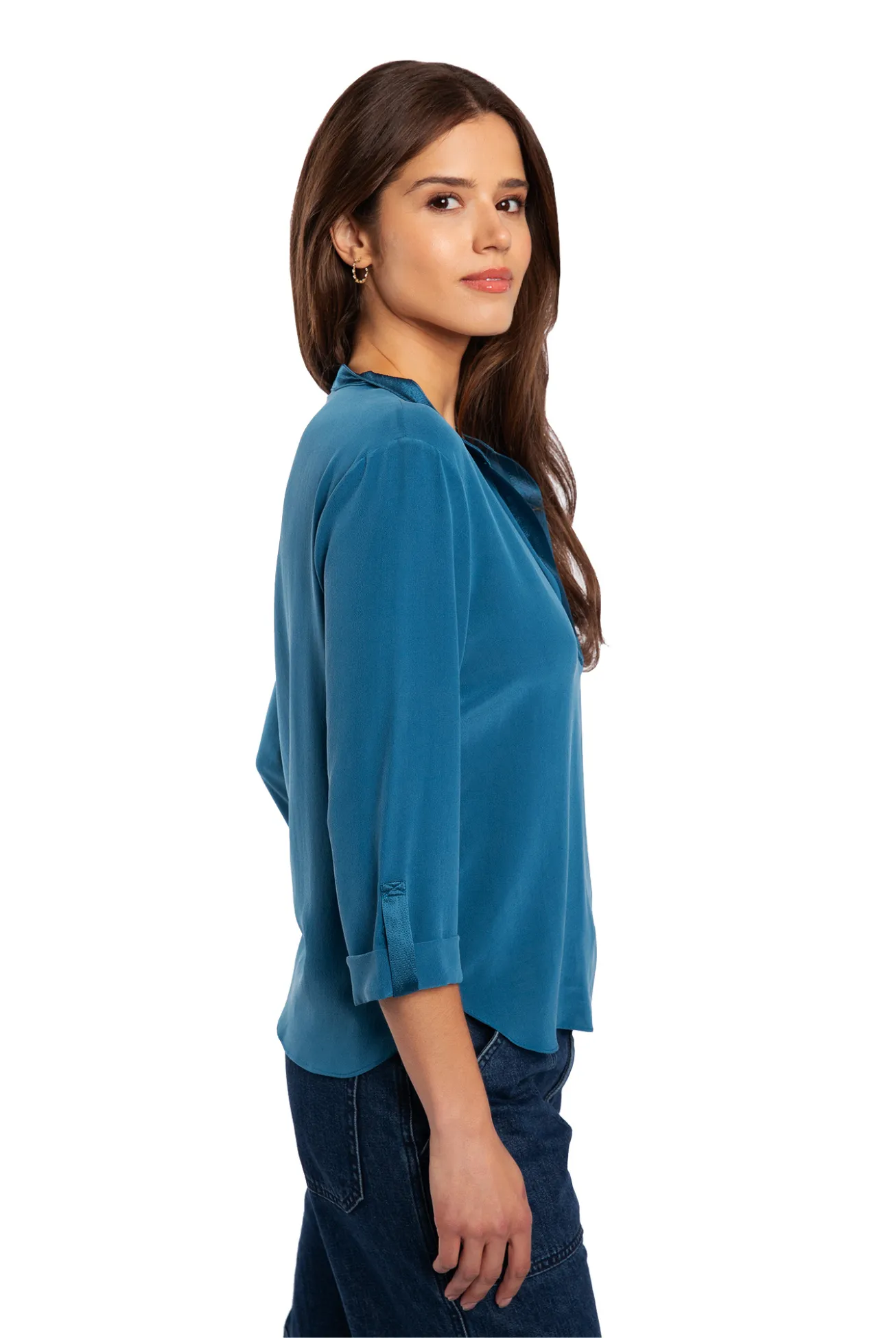 EMMA BLOUSE lyons blue