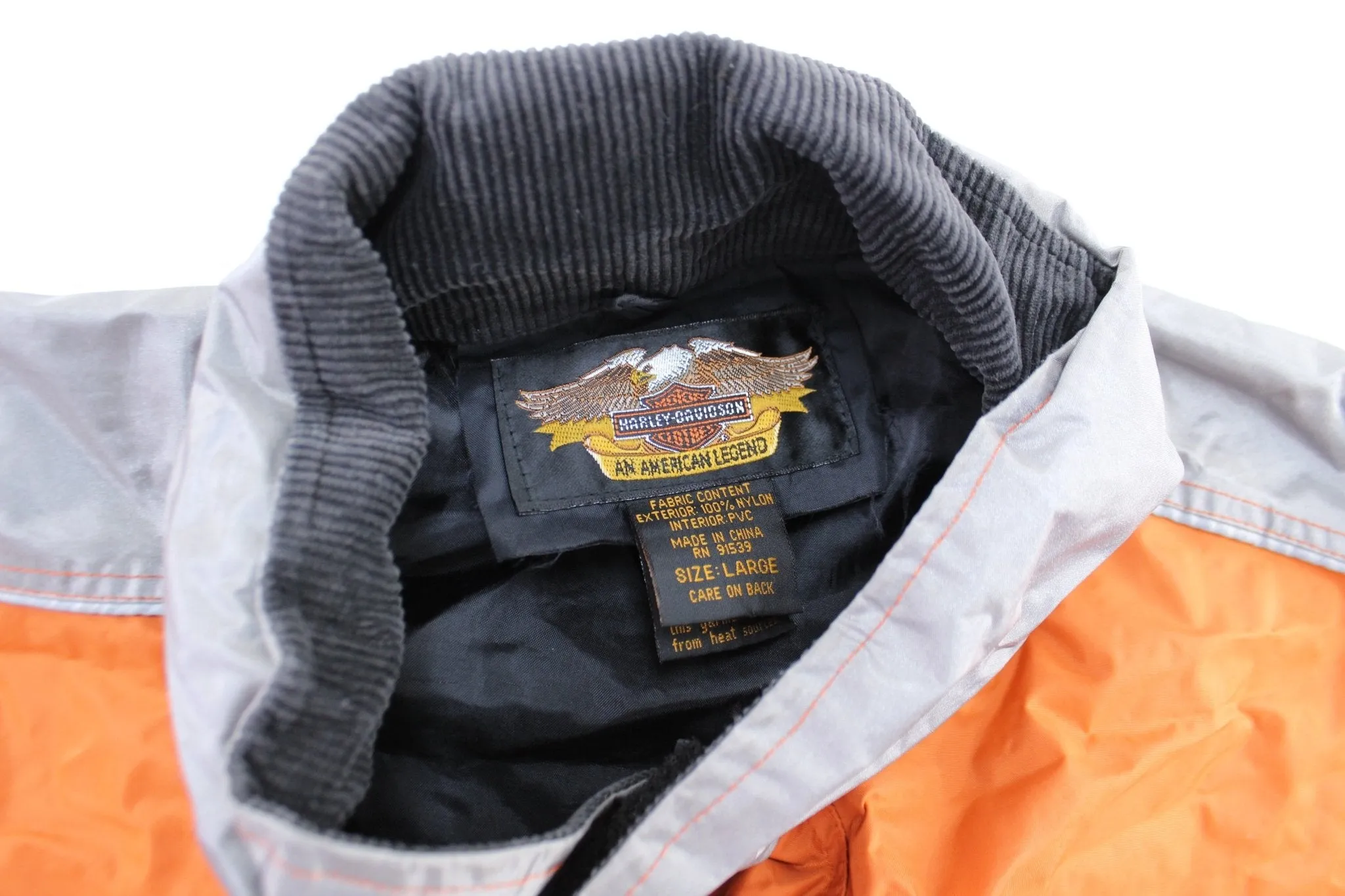 Harley Davidson Waterproof Zip Up Jacket