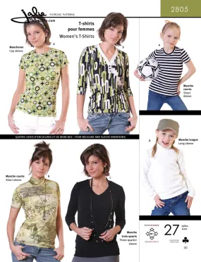 Jalie Pattern 2805 - Women's t-shirts