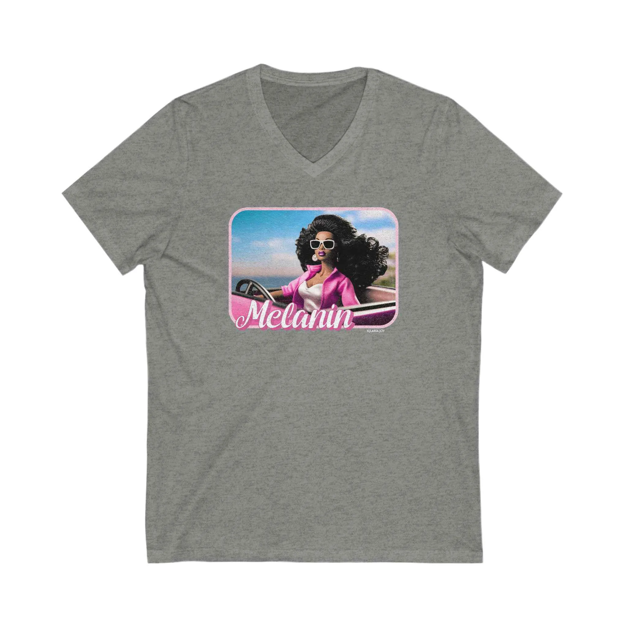 Melanin Barb Women's Premium V-neck T-shirt