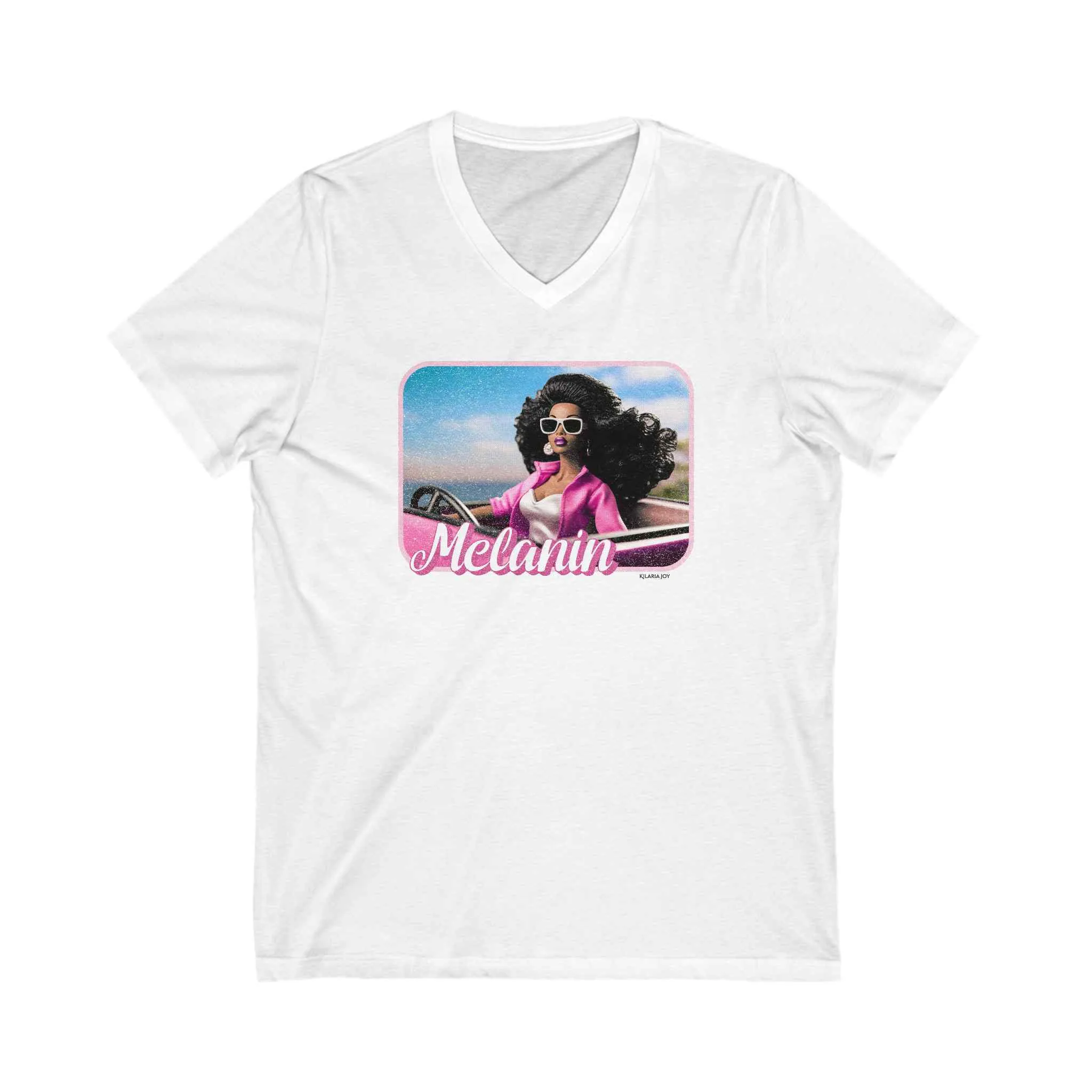 Melanin Barb Women's Premium V-neck T-shirt