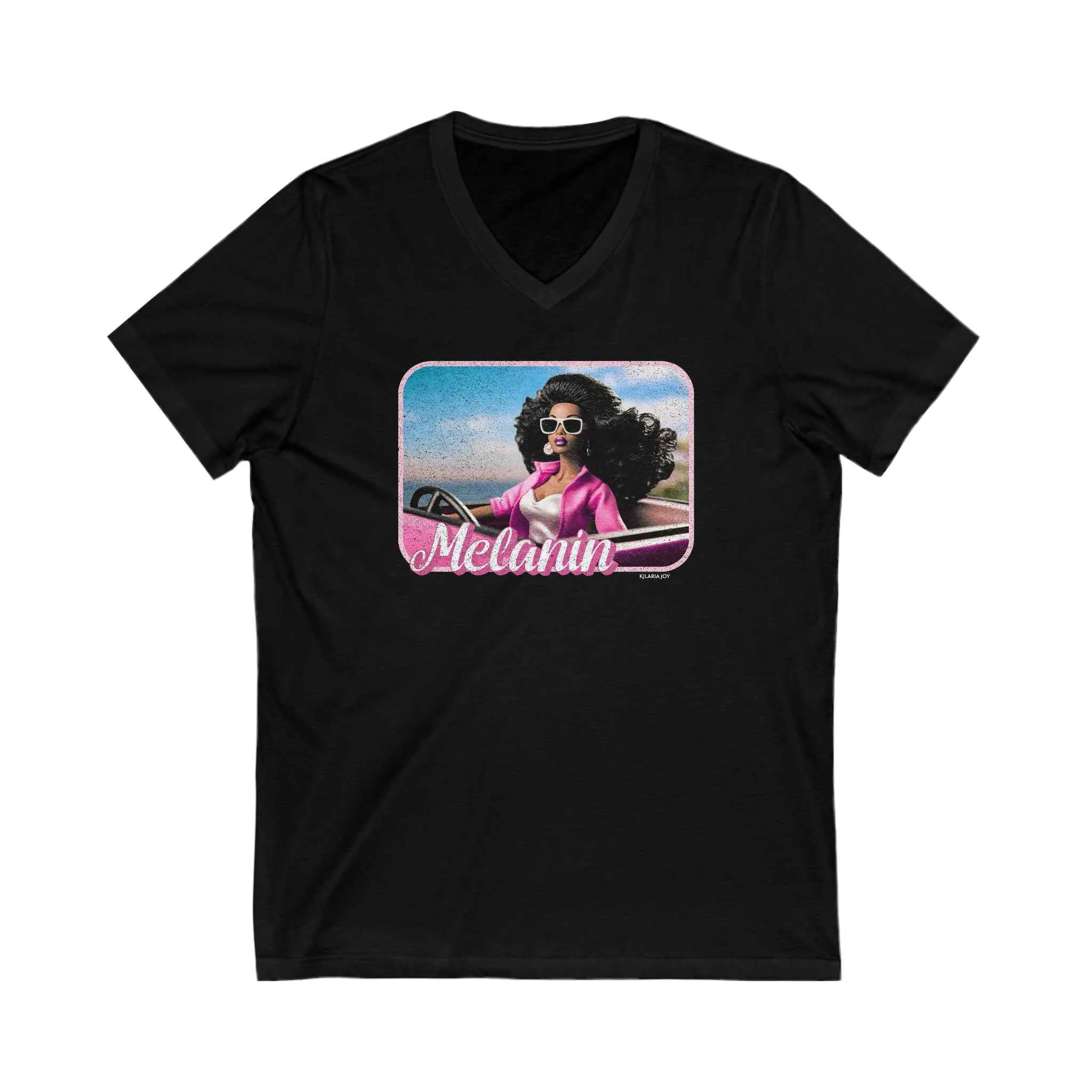 Melanin Barb Women's Premium V-neck T-shirt