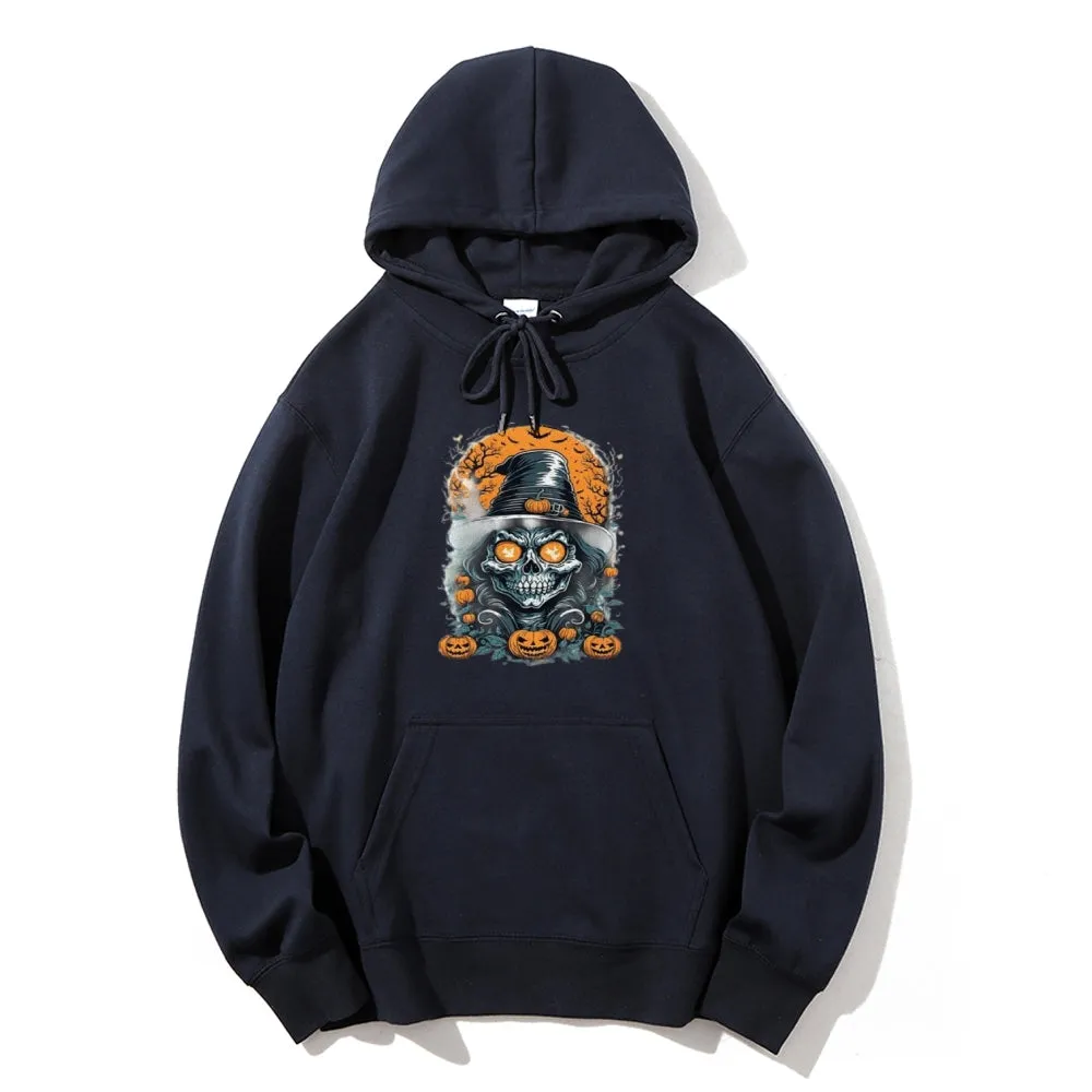 Mens Halloween Witch Graphic Hoodies