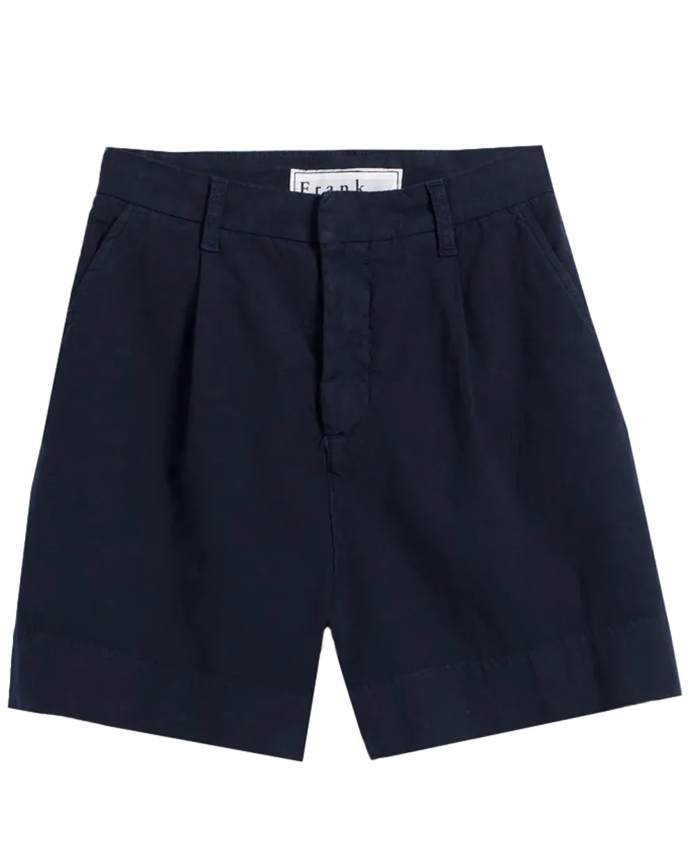 Navy Linen Waterford Short