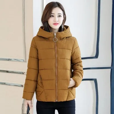 New Fashion Cotton Hooded Parkas Jacket