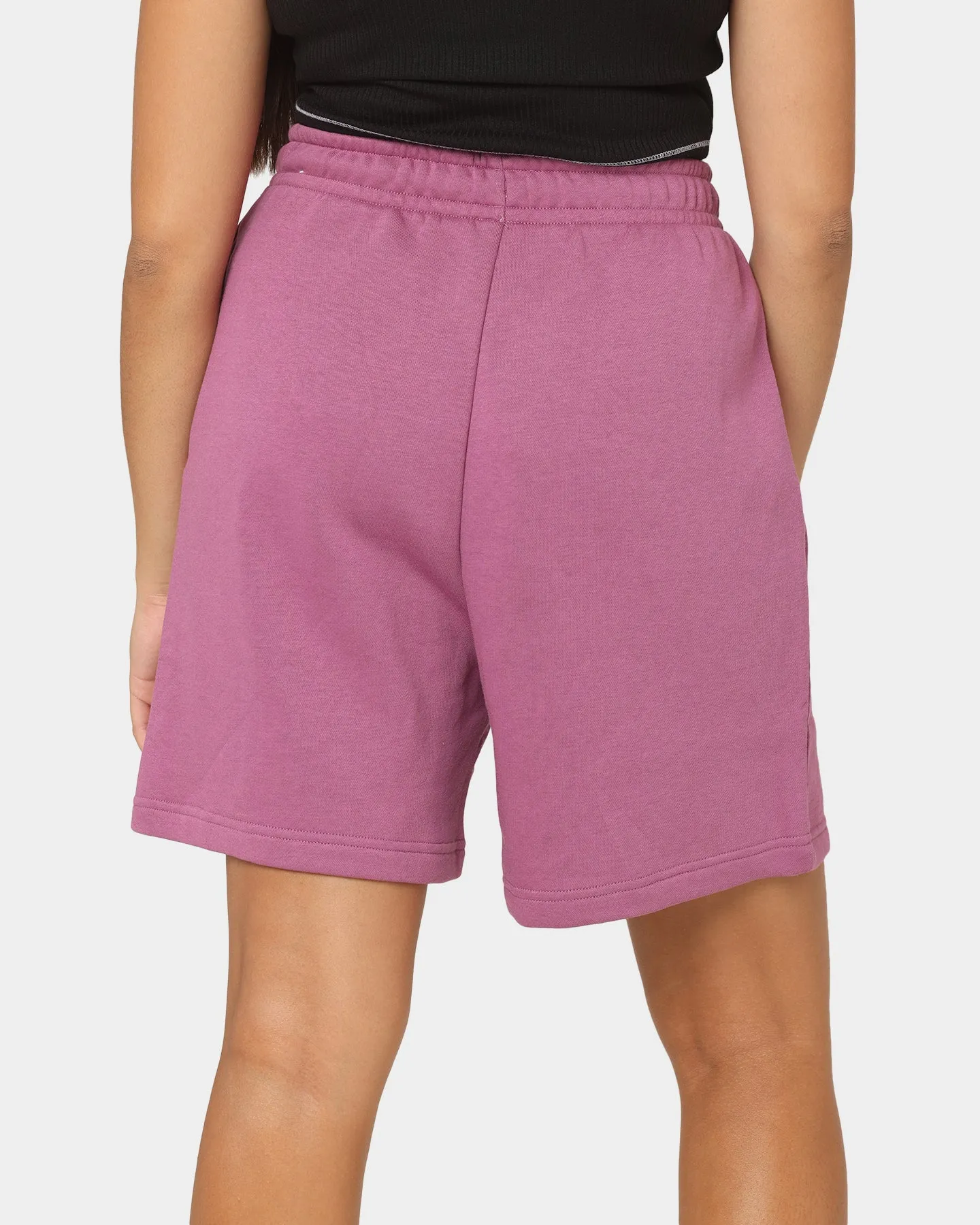 Nike Women's Nike Sportswear Essentials Fleece High-Rise Shorts Light Bordeaux