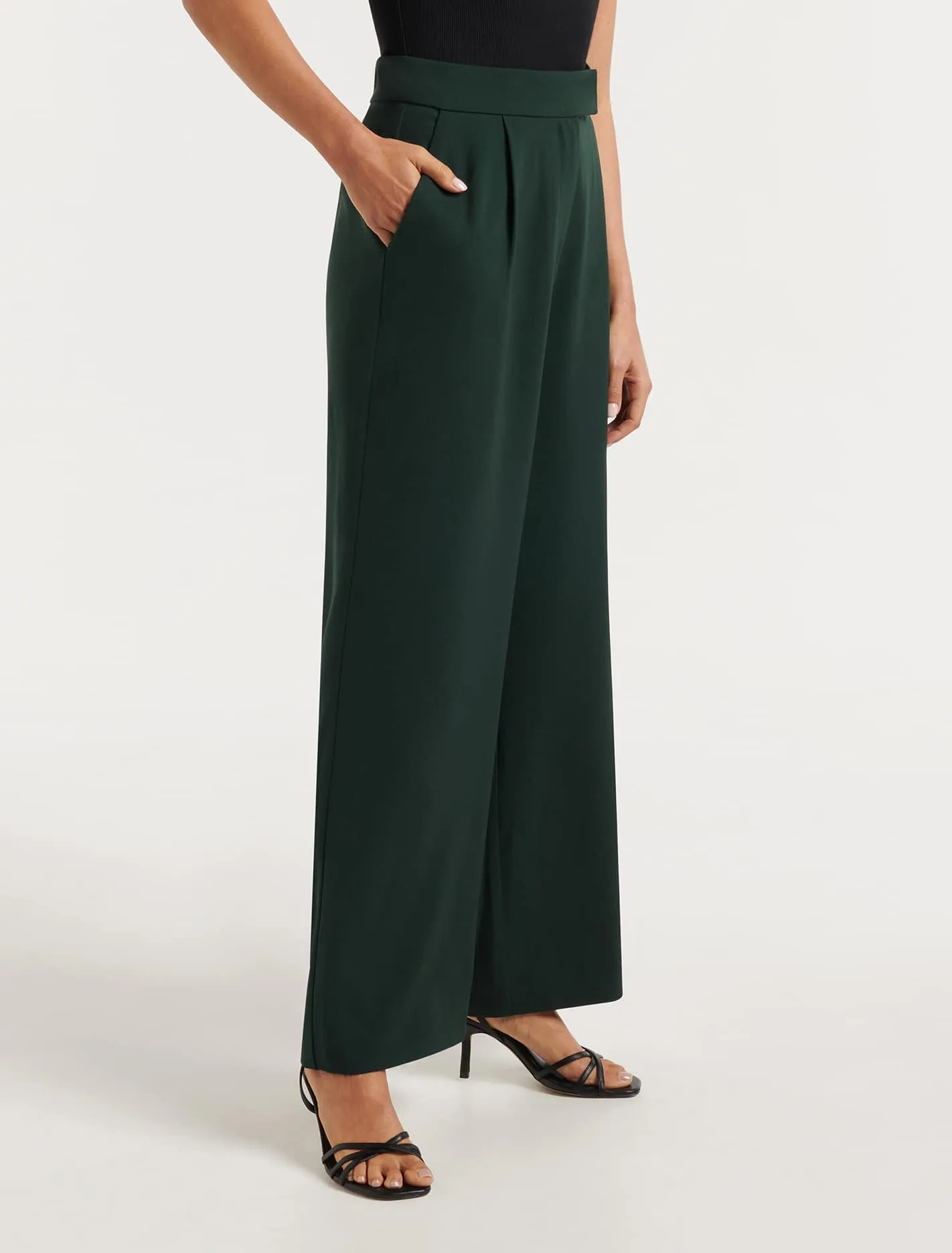 Nylah High Waisted Wide Leg Pants