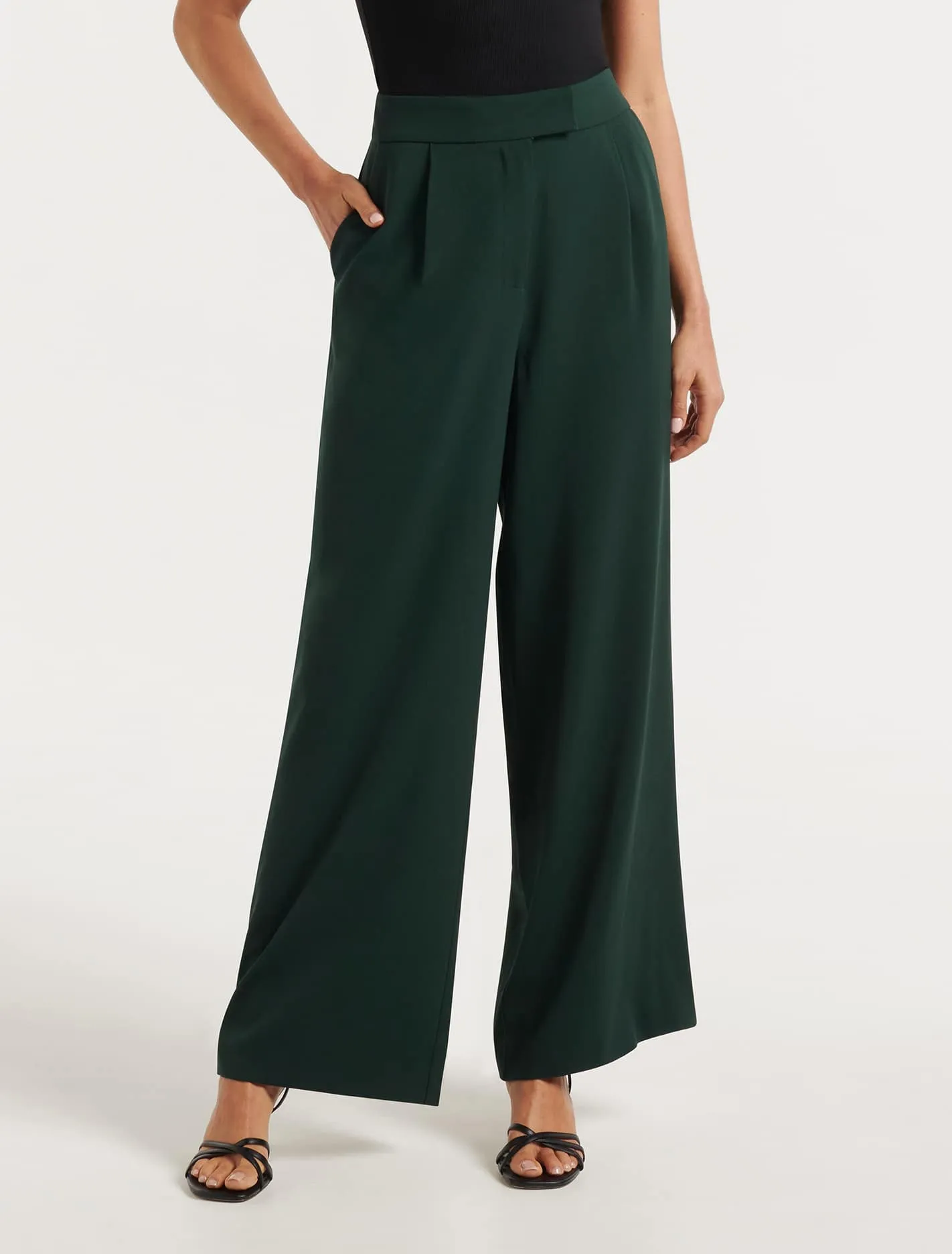 Nylah High Waisted Wide Leg Pants