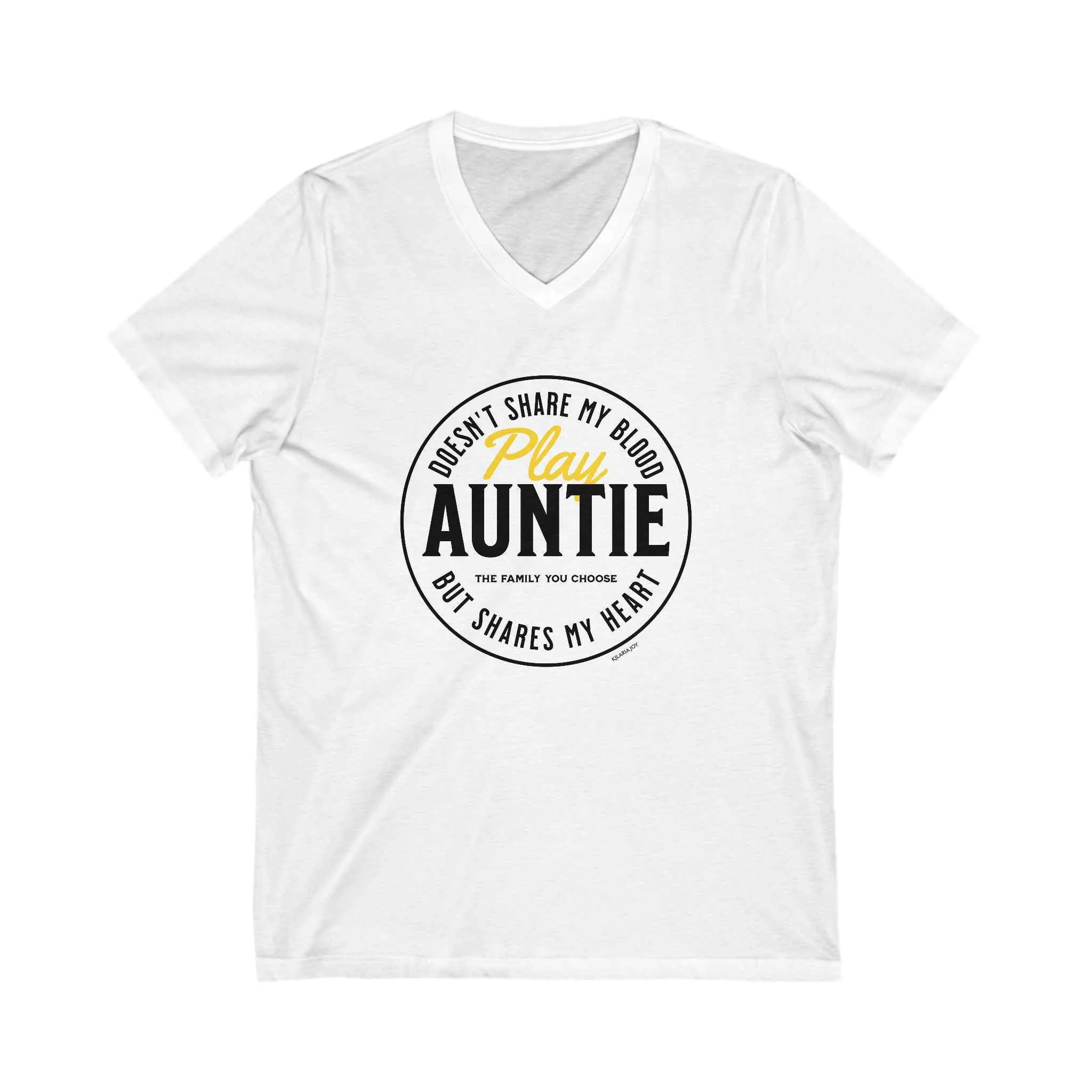 Play Auntie Women's Premium V-neck T-shirt