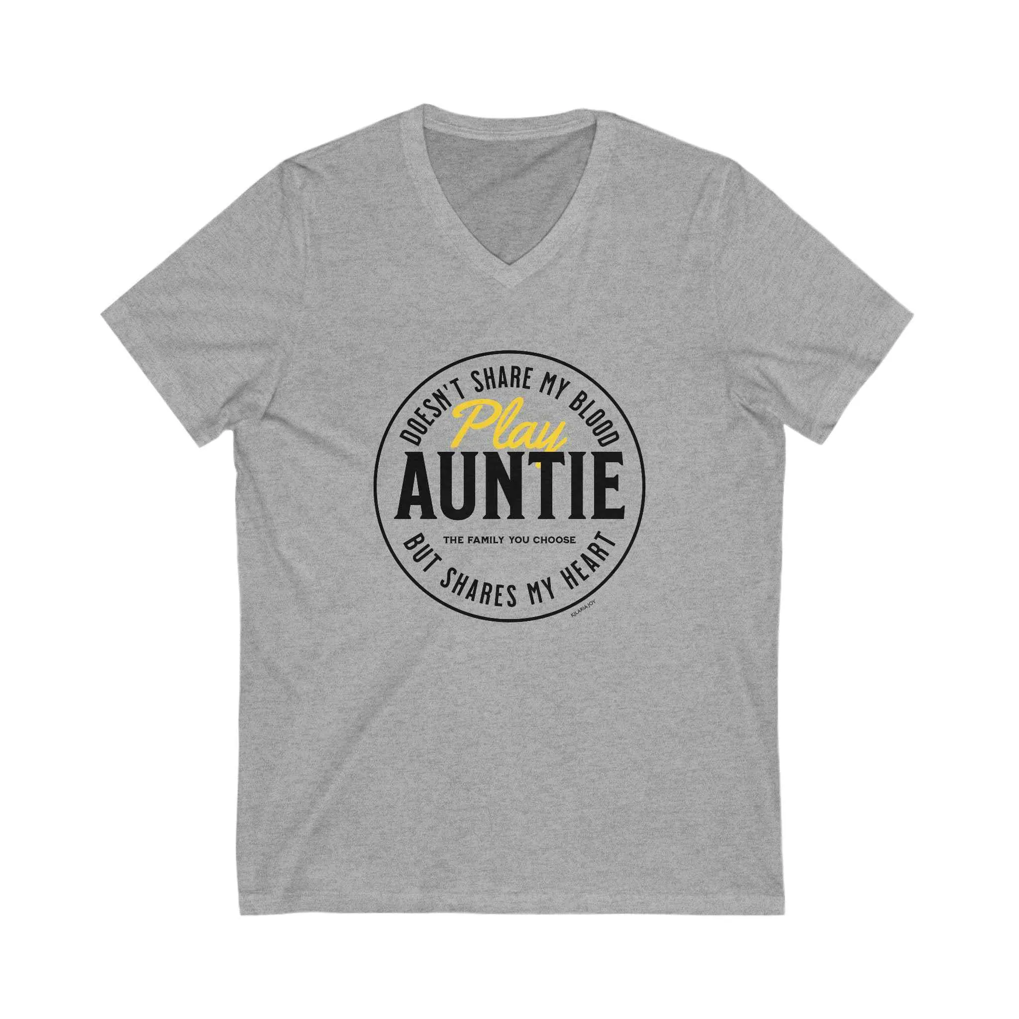 Play Auntie Women's Premium V-neck T-shirt