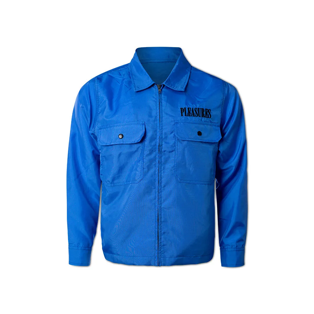 PLEASURES Dynamic Work Jacket Blue - XL