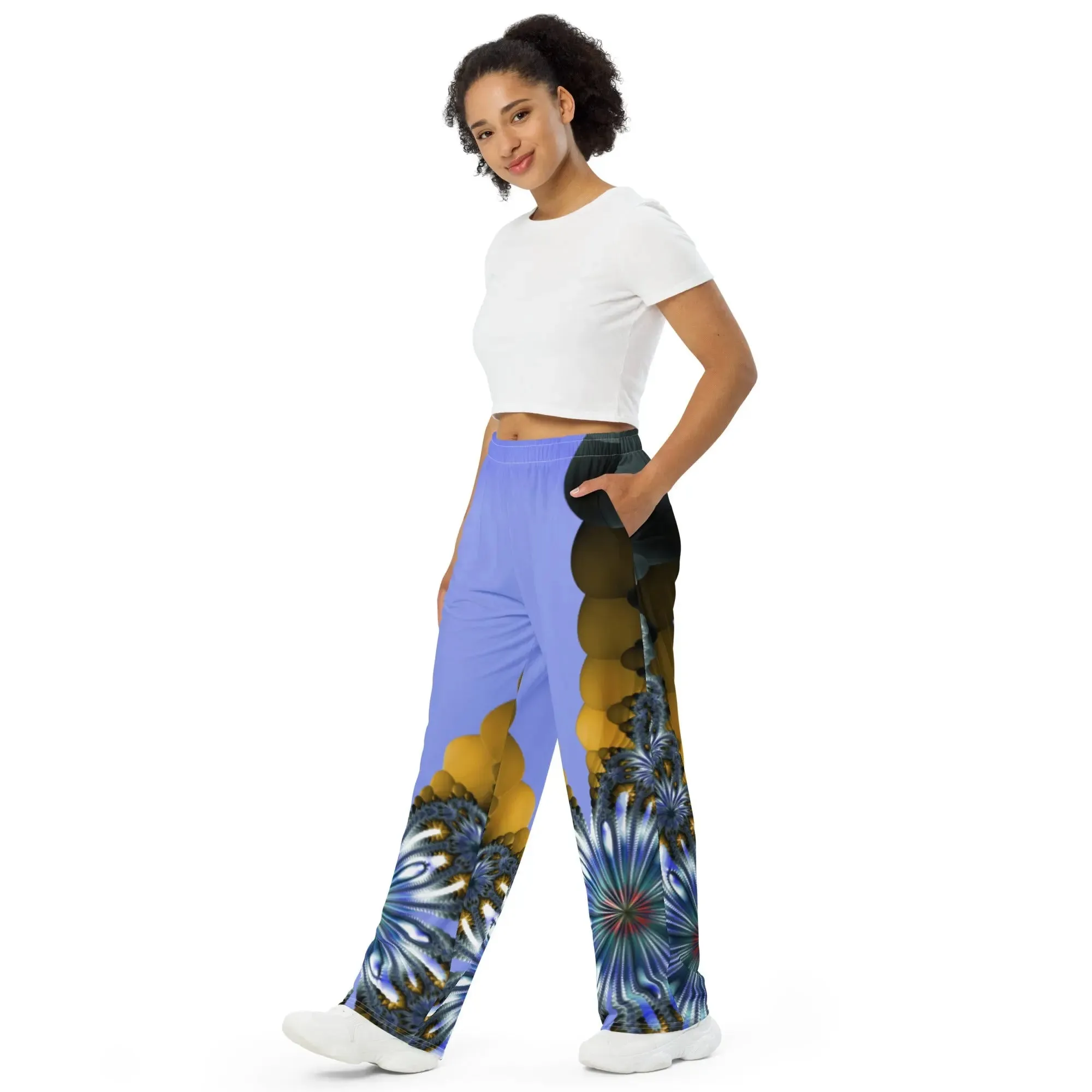 "Mystical Expansion" Collection - Unisex Wide Leg Pants