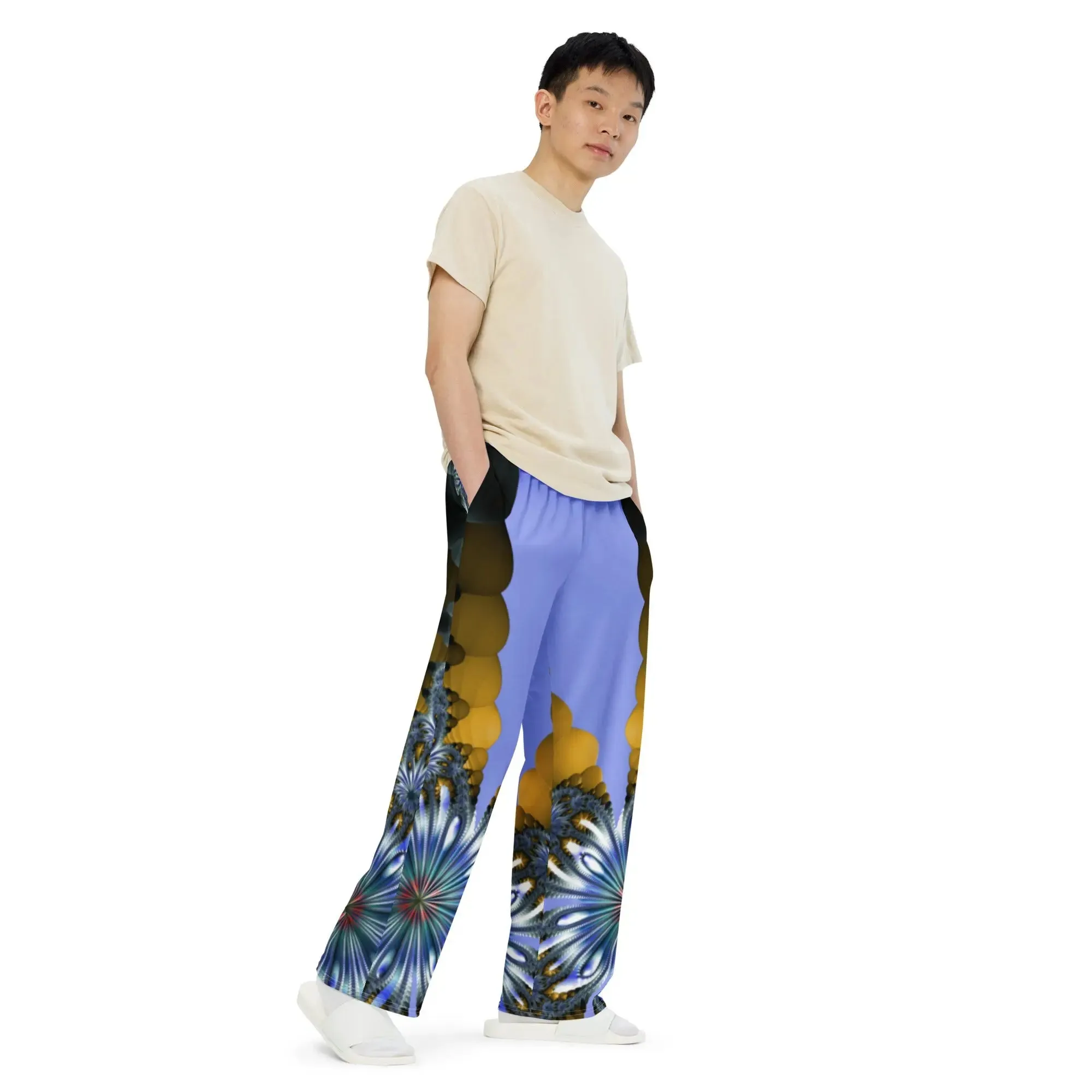 "Mystical Expansion" Collection - Unisex Wide Leg Pants