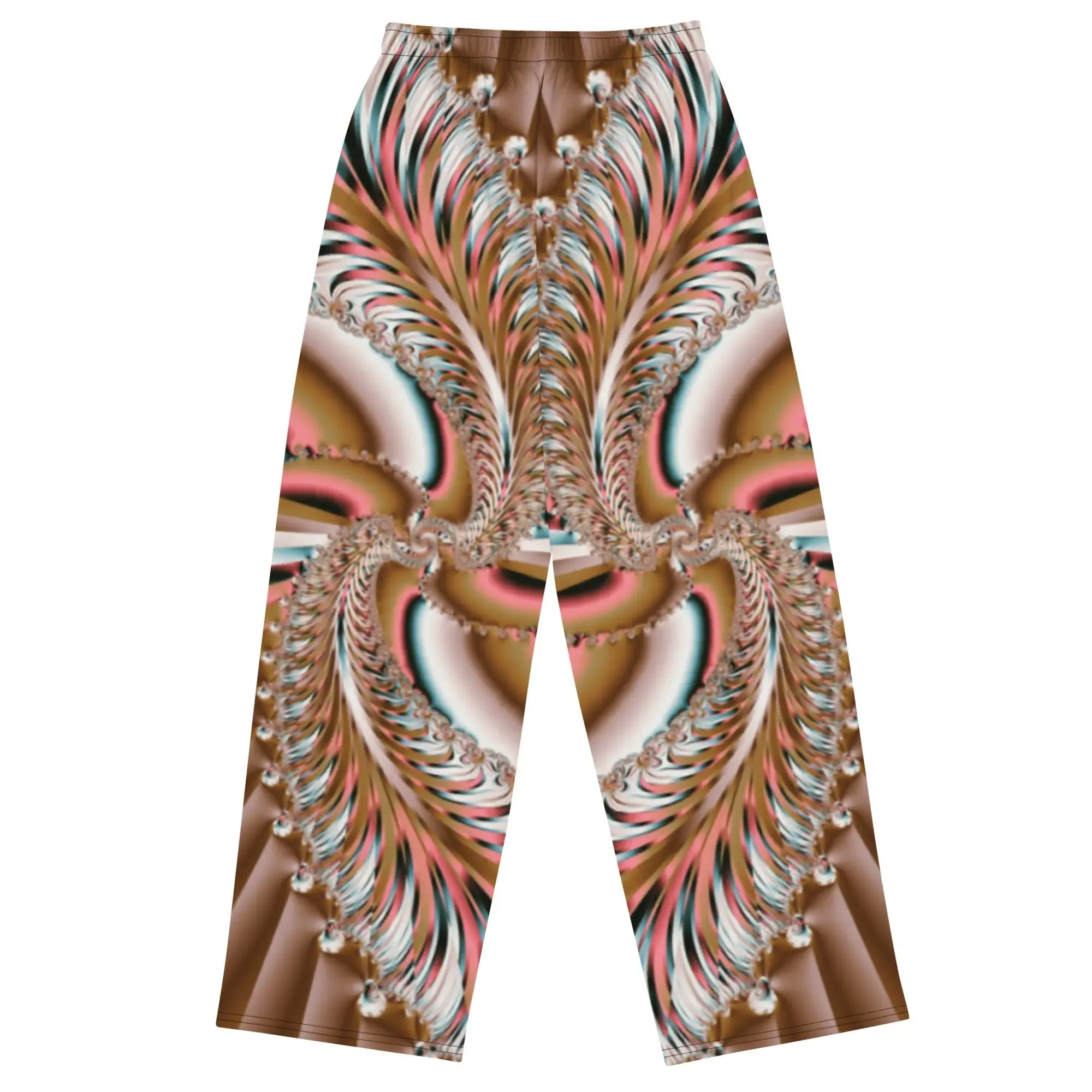 "Summer Spin" Collection - All-Over Print Unisex Wide Leg Pants