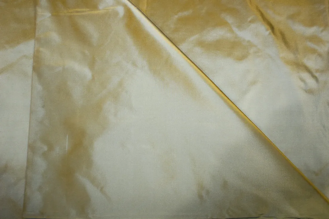 Silk taffeta fabric iridescent mustard x blue 30MM TAF298[1] 54&quot; wide