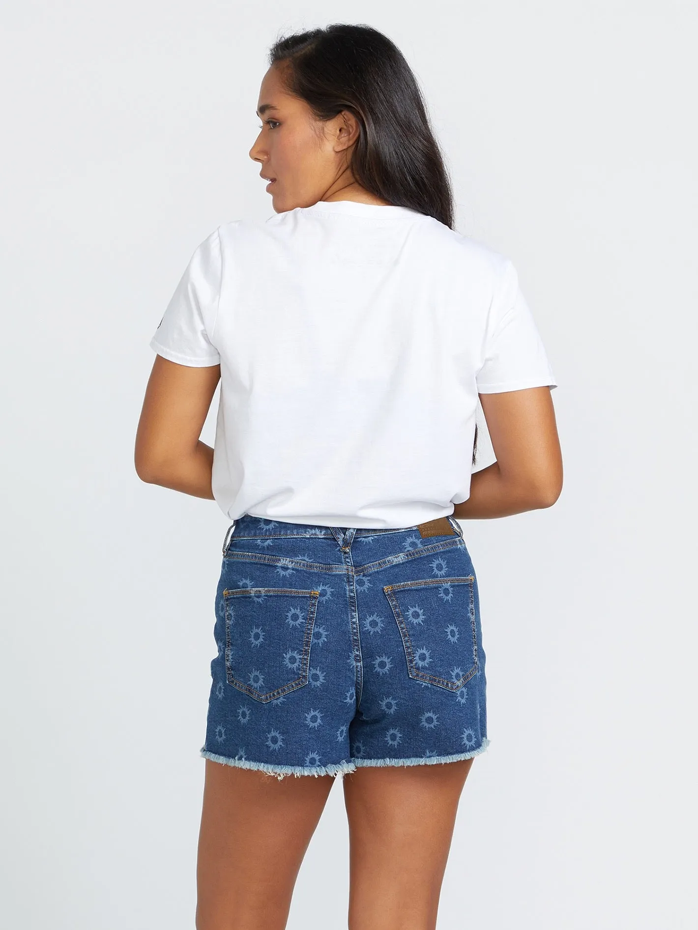 Stone Step High Rise Shorts - Vintage