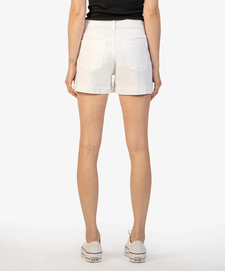 The Jane High Rise Patch Pocket Short Optic White