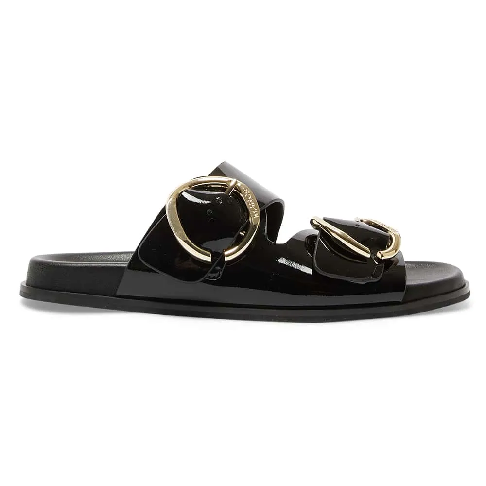 Tone Slide in Black Patent