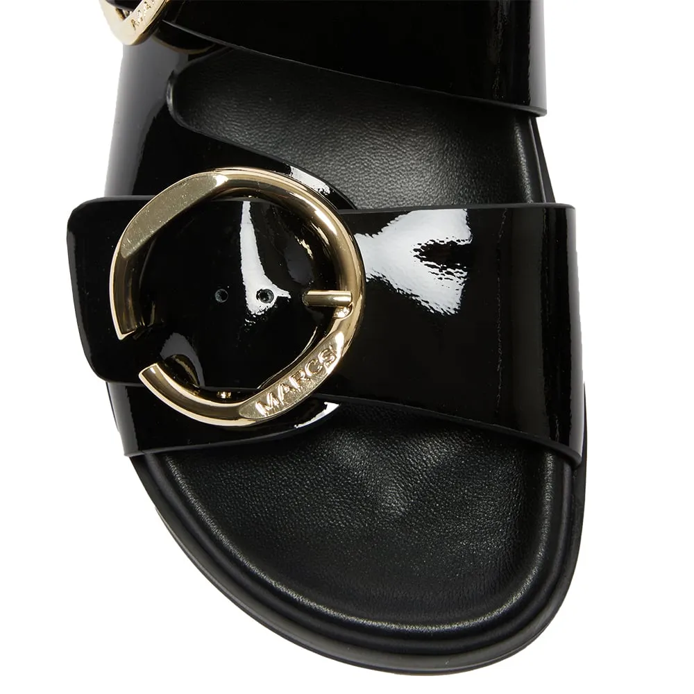 Tone Slide in Black Patent