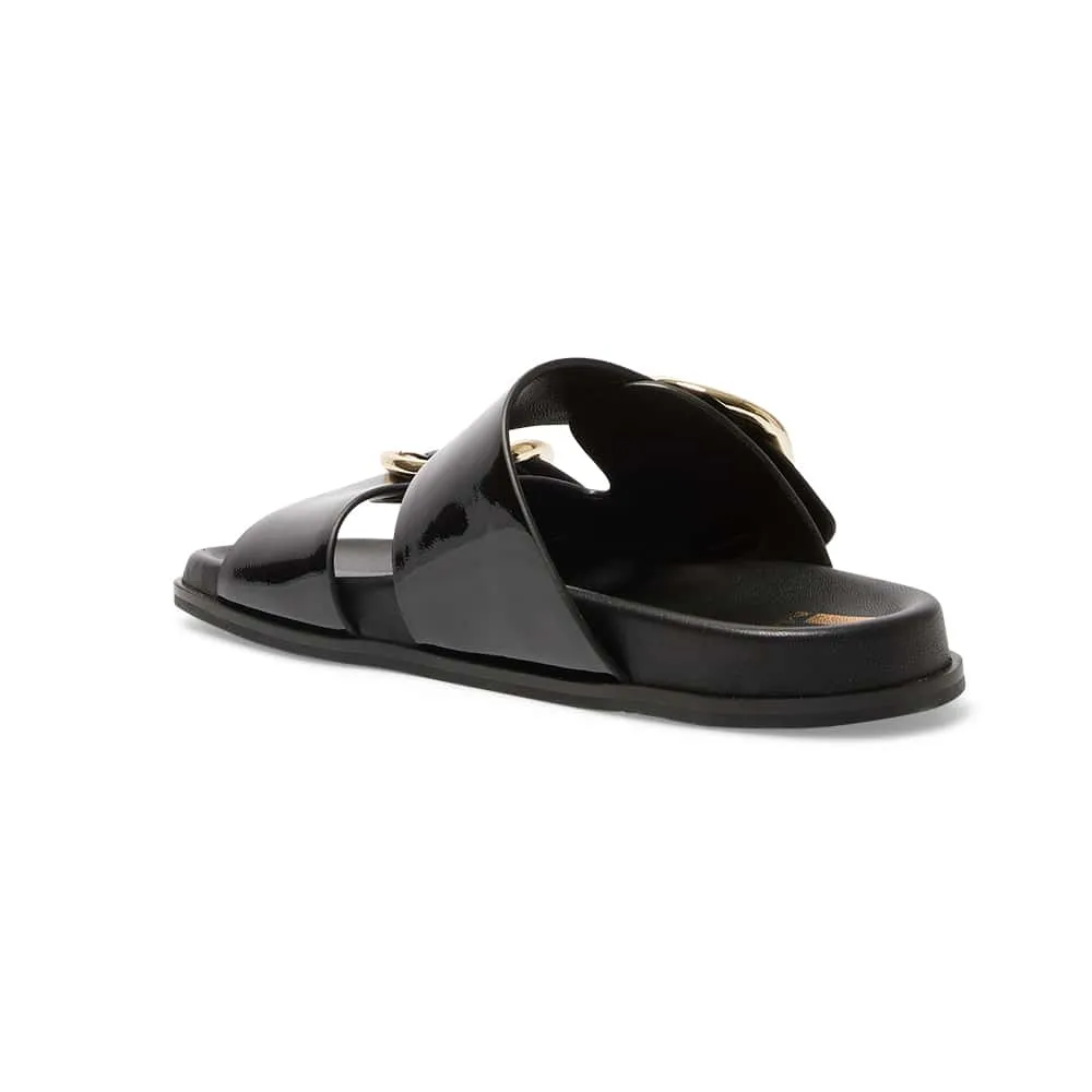 Tone Slide in Black Patent