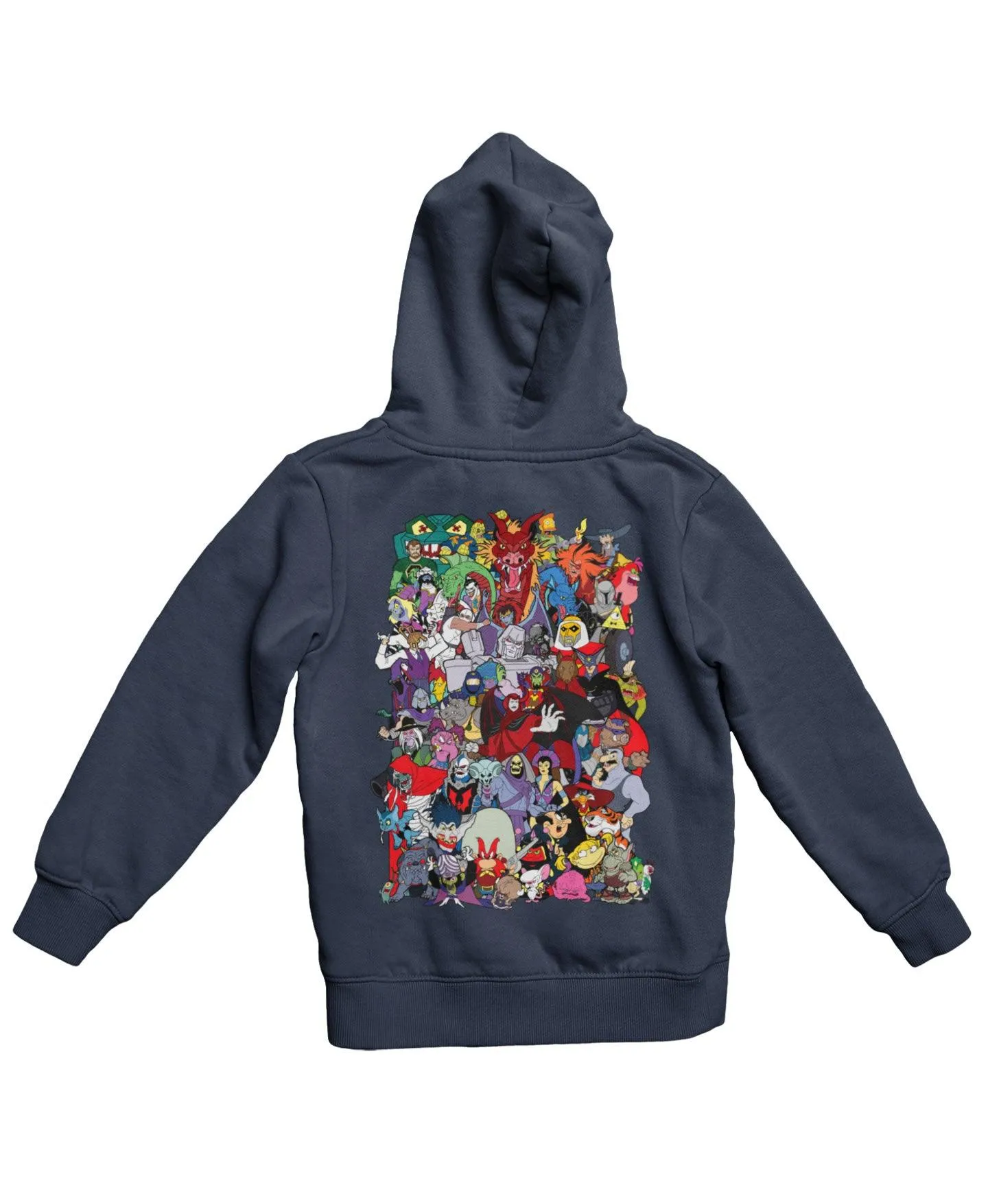 Top Notchy Bad To The Bone Back Printed Hoodie