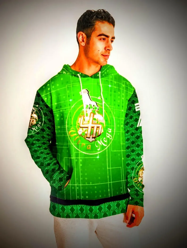 UltraGreen Mens Hoodie