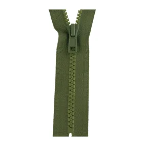 YKK Closed End Zip - Medium Plastic | colour 566 Khaki